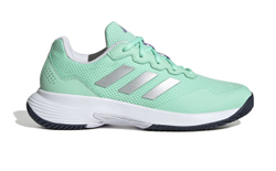 Женские Кроссовки теннисные Adidas Game Court 2 W - pulse mint/silver metallic/violet fusion