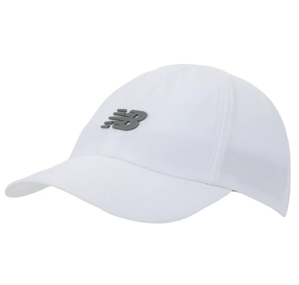 Теннисная кепка New Balance 6 Panel Performance V 2.0 - White