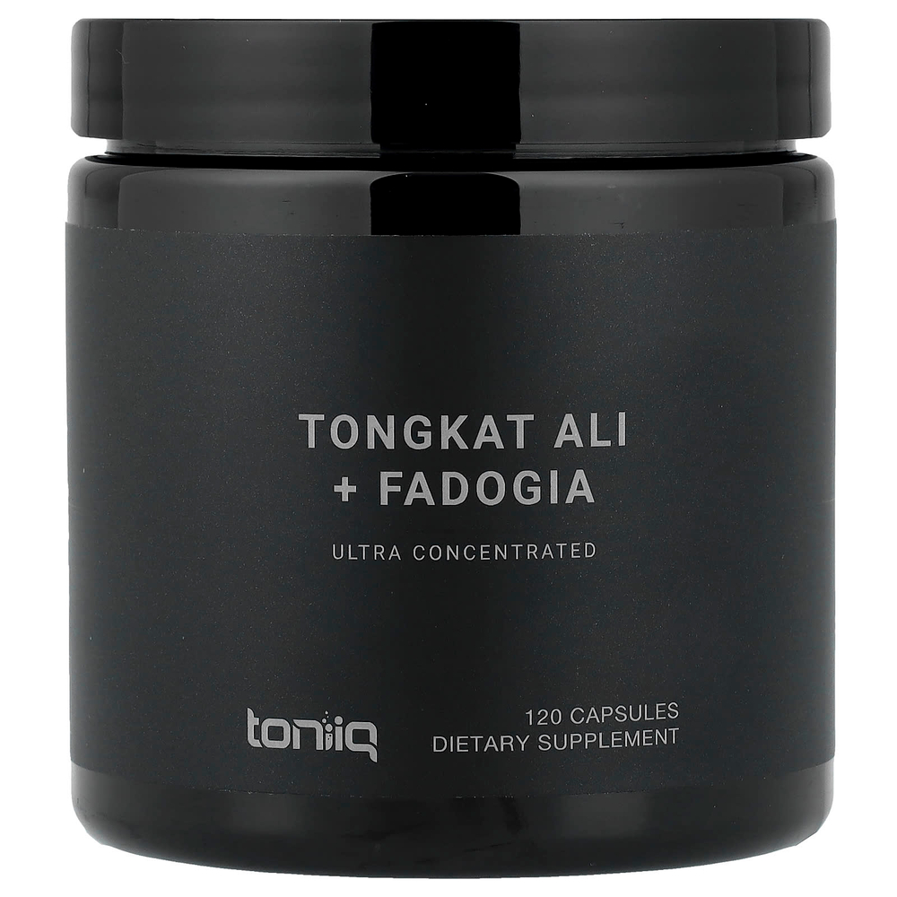 Toniiq, Tongkat Ali + Fadogia, 120 капсул