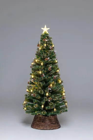 Оптоволоконная елка с LED лампочками Рождественские Огни 180 см., леска+пвх, контроллер (Т2301-180)