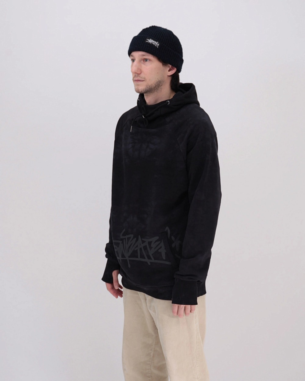 Худи ANTEATER Hoodie-Tie-Dye, Черный