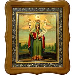 Святая мученица Параскева Пятница. Икона на холсте.