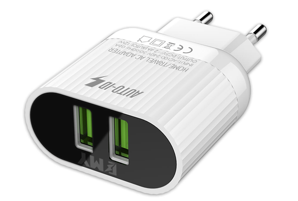 СЗУ 12W с кабелем Type-C 2USB-A 2.4А MY-A202 EMYX