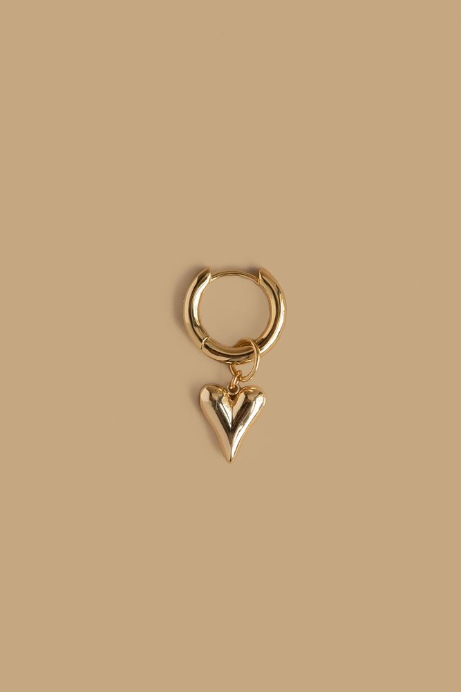 Серьга VESNA HEART, 1 шт / Eza Jewelry
