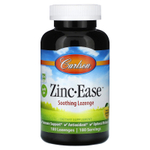 Carlson, Zinc-Ease, успокаивающая пастилка, натуральный лимон, 180 пастилок (10 мг в каждой пастилке)