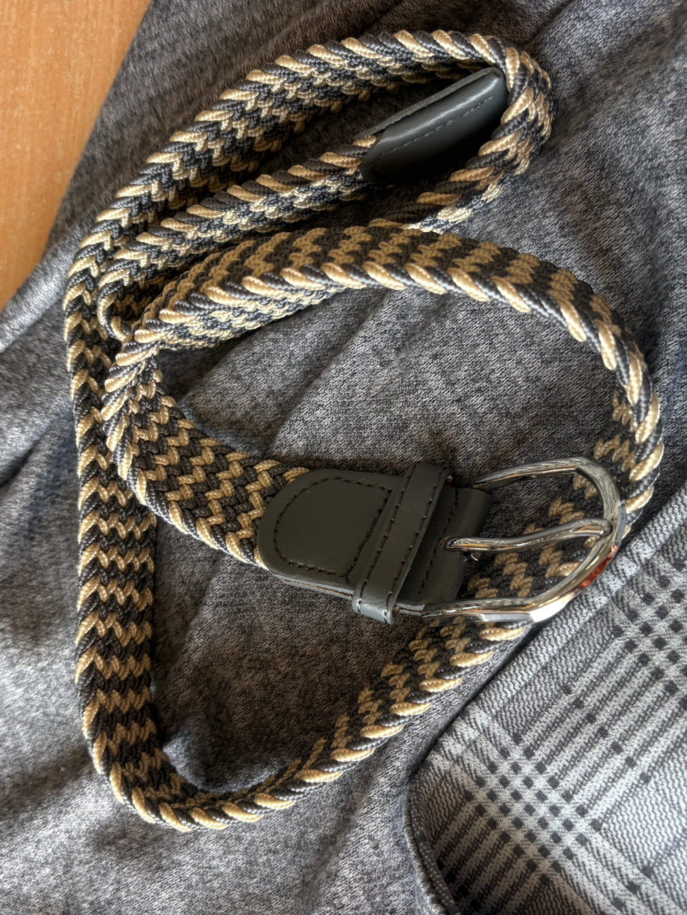 Палаццо + лонг+ кушак / меланж серый