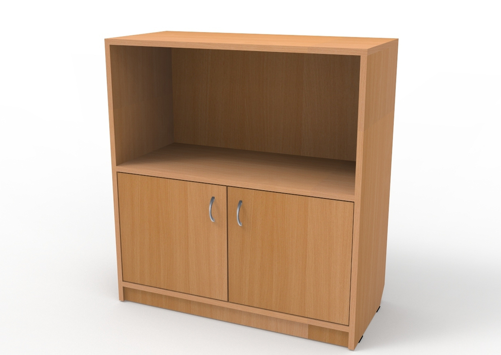 Стеллаж с дверками ДУ-Ст4 к Дидактическому уголку