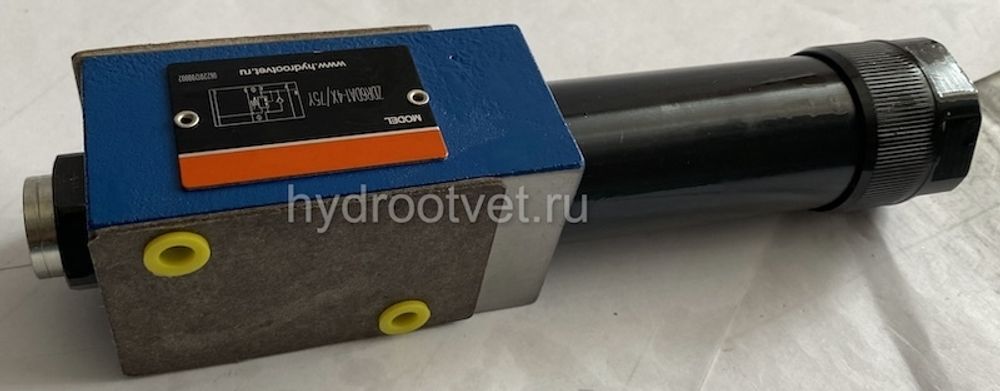 ZDR6DP1-4X/75YM - Редукционный клапан Ду 6 трехлинейный модульного монтажа  с давлением регулировки до 75 бар, регулирует в канале P, обратный клапан - М = нет