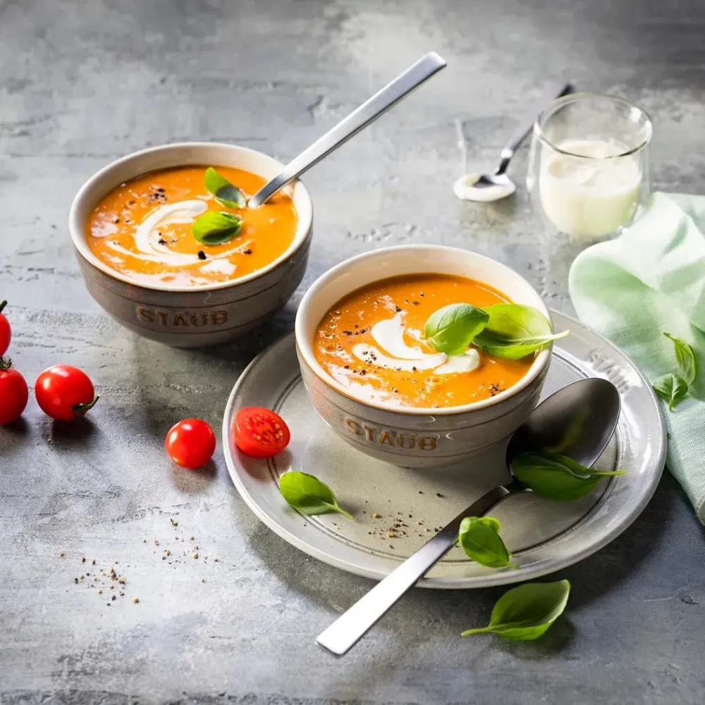 STAUB Набор из 4 чаш для сервировки 12 см красный