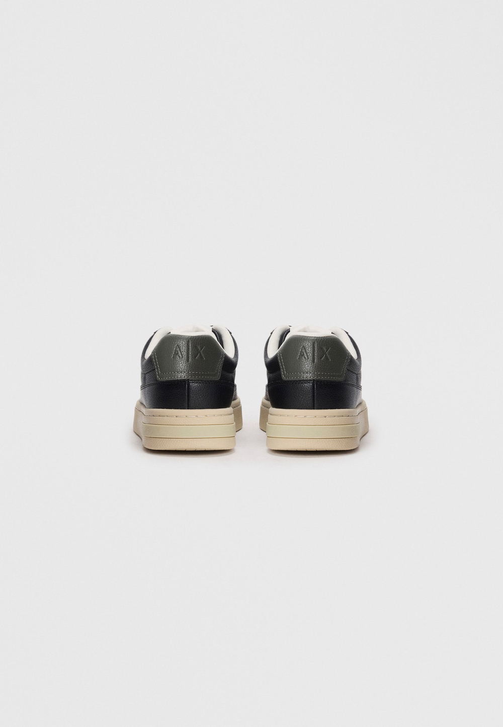 Armani Exchange LONDON TUMBLED - кроссовки на шнуровке - Чёрный
