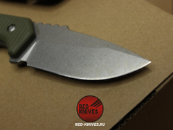 Нож фикс Wilderness - рукоять зеленый G10