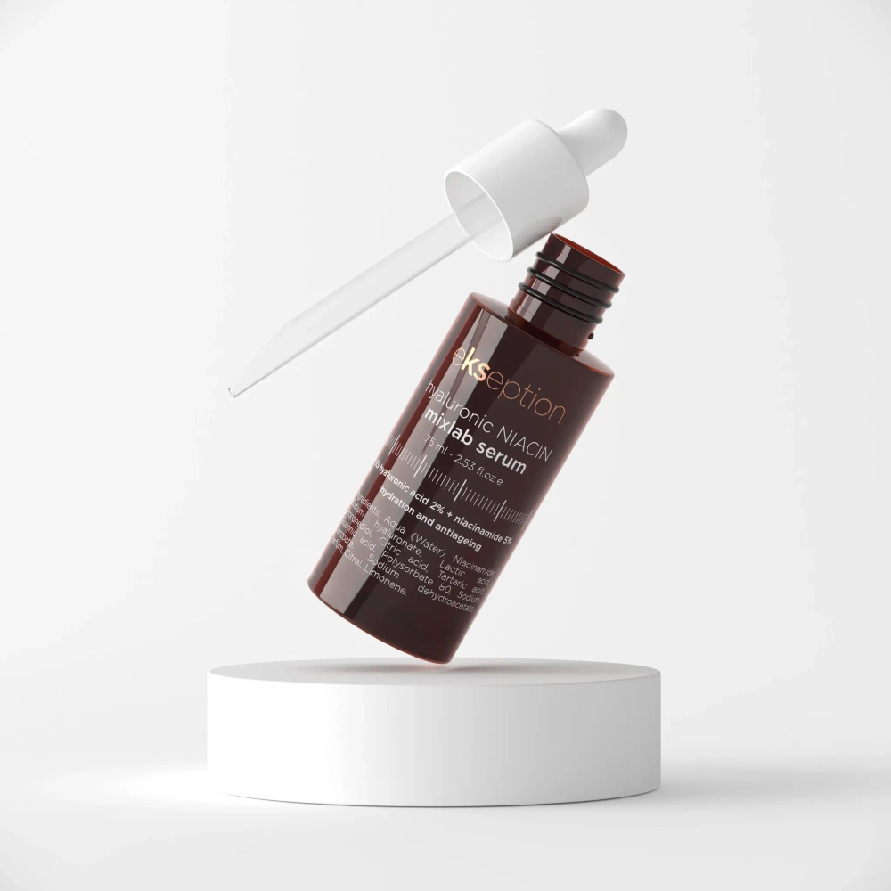 Hyaluronic NIACIN mixlab serum, сыворотка для проблемной кожи с ниацинамидом, 75мл.