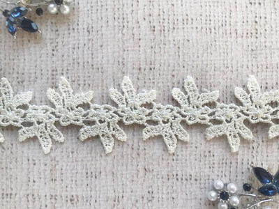 Кружево плетеное, ш. 3,5 см.