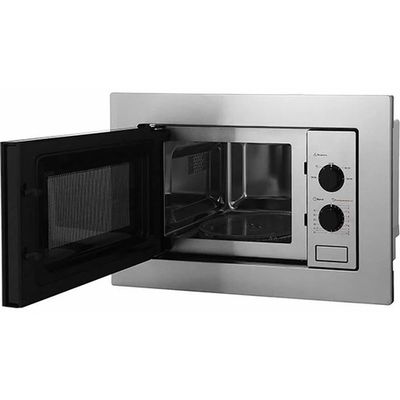 Встраиваемая микроволновая печь Midea MM820B2Q-SS 20 л, 800 Вт, 9 программ, гриль, нерж. сталь