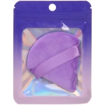 Пуховка-спонж для макияжа «ЭФФЕКТО», капля, цвет фиолетовый, 4*3см