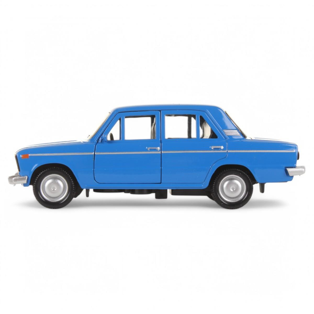Модель ин. мет. "Жигули ВАЗ-2106" 12см. открыв. двери, багажн. синий 2106-12-BU (Технопарк)