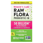 Nature's Truth, Women's Care, пробиотик-18 Raw Flora ™, 33 веганские капсулы