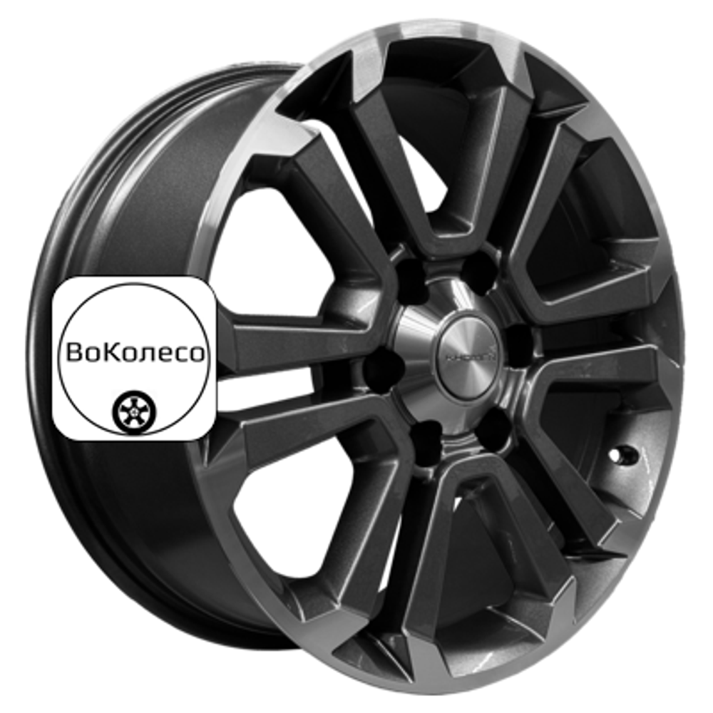 7,5x18/6x139,7 ET25 D106,1 KHW1817 (LC Prado) Gray-FP Khomen Wheels