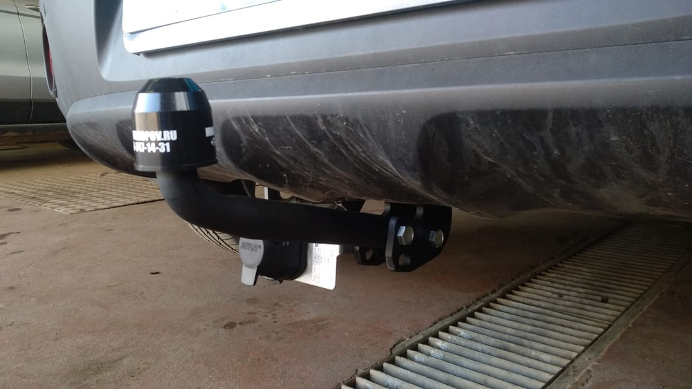 Фаркоп для Kia Soul 2014-2020 Тип шара: A. Нагрузки: 1250/75 кг, KI 28