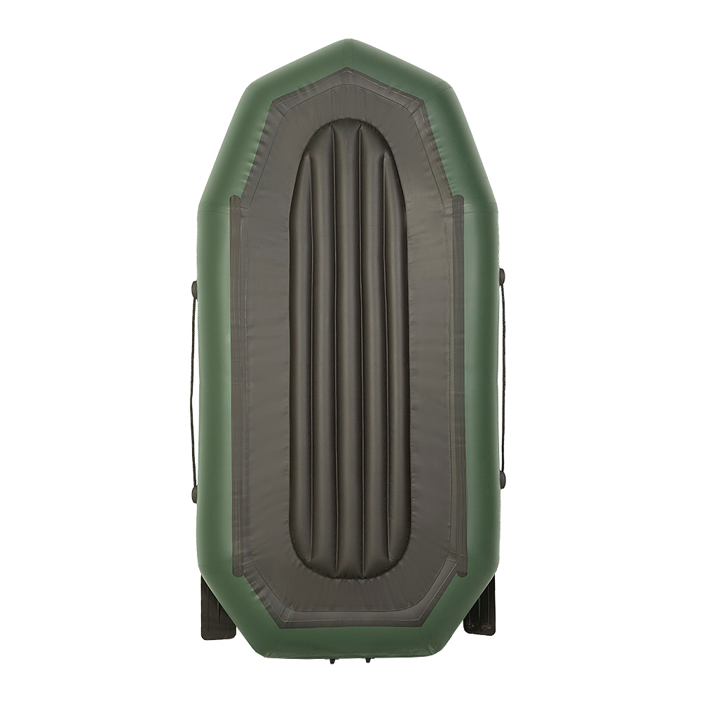 Лодка гребная под мотор Лоцман Стандарт 260 ВНД (зелёный, 260)