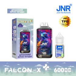 JNR FALCON X+ (60000 затяжек) Жидкость в комплекте🎁