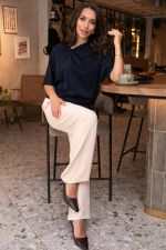 Блуза Марина (темно-синяя) Б14007-1М LT Collection