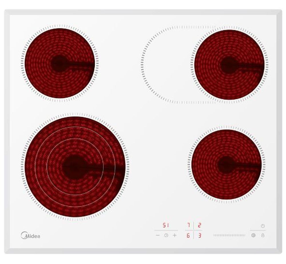 Электрическая варочная панель Midea MCH64767FW