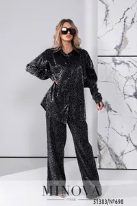 Костюм 698-черный Minova