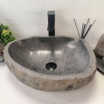 Раковина из речного камня RS-63667 (48*38*15) 0122