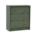 Dipriz Комод Раст 3 ящика из сосны, с органайзерами для вещей и игрушек, 62х30х68, эвкалипт