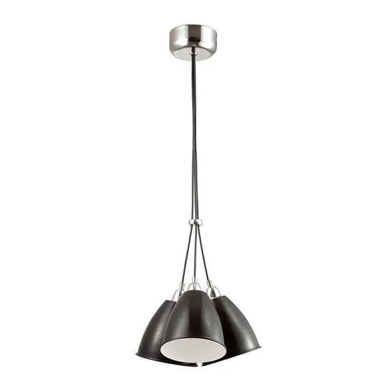 Подвес 3-ка 3974/3 Odeon light хром/черный IP20 E27 3*60W TRINA SALE