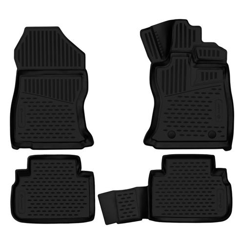 Коврики 3D в салон SUBARU Forester, 2018->, внедорожник (ЮАР), 4шт., правый руль ELEMENT3D02400210K