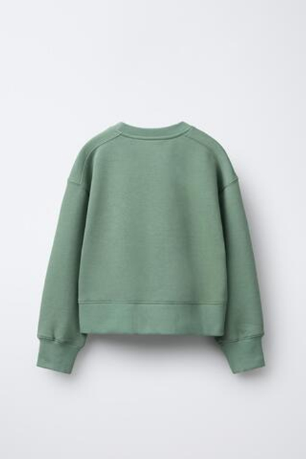 ZARA БАЗОВАЯ ТОЛСТОВКА, ЗЕЛЕНЫЙ