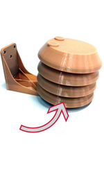 Уценка! Экран Cтивенсона для температурного датчика Xiaomi-Aqara WSDCGQ11LM, светло-коричневый, 3D дефект