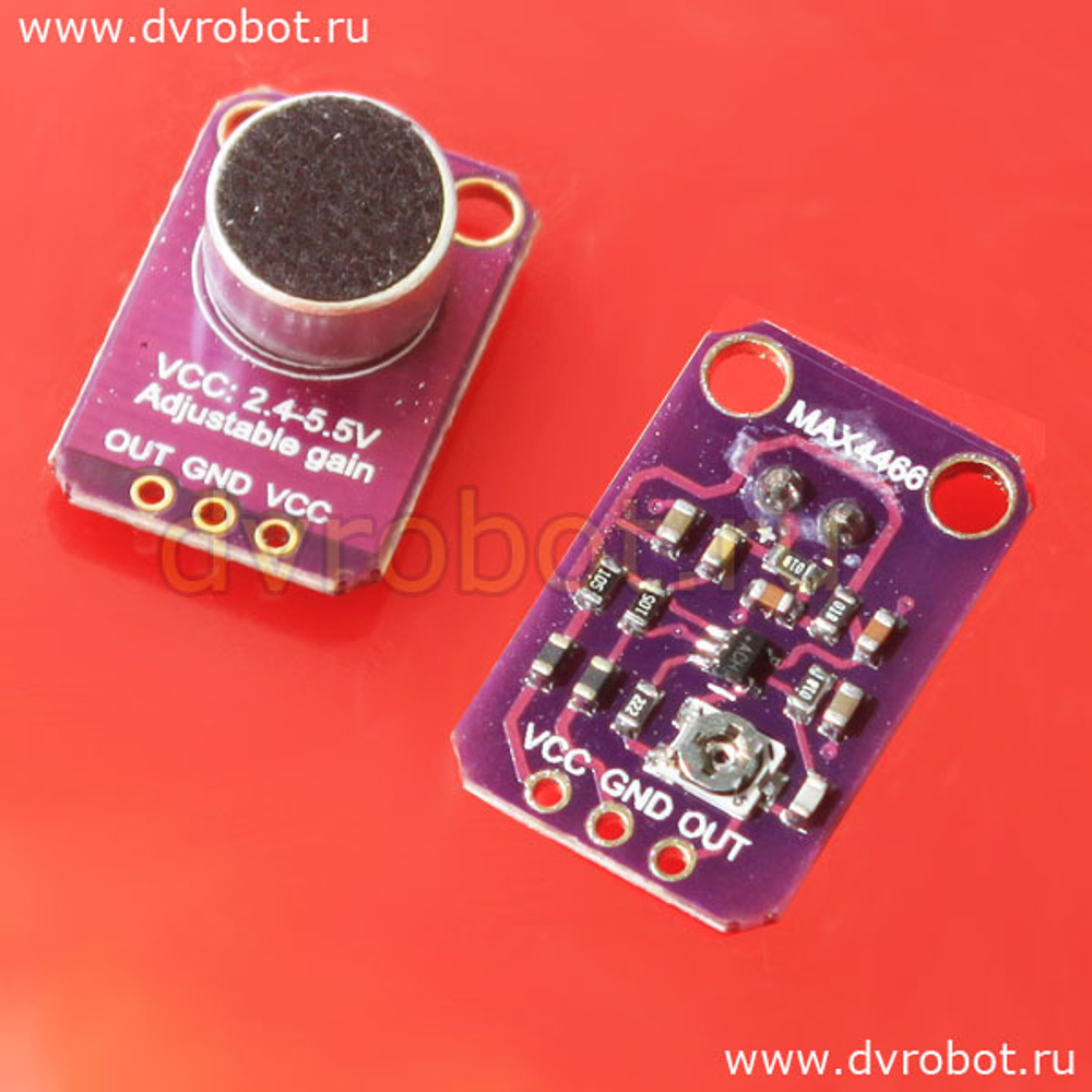 Микрофонный усилитель MAX4466