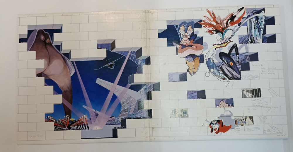 Винтажная виниловая пластинка LP Pink Floyd The Wall (Japan 1979) (No Obi)
