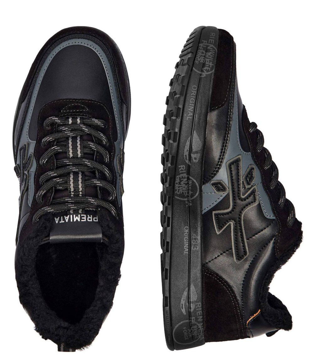 Кожаные кроссовки nous 6765 Premiata - черный(NOUS)