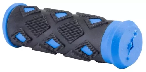 Грипсы 95мм TEN-008 чёрно-синие