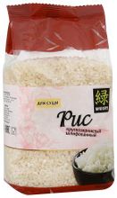 Рис MIDORI круглозернистый шлифованный для суши 450 гр