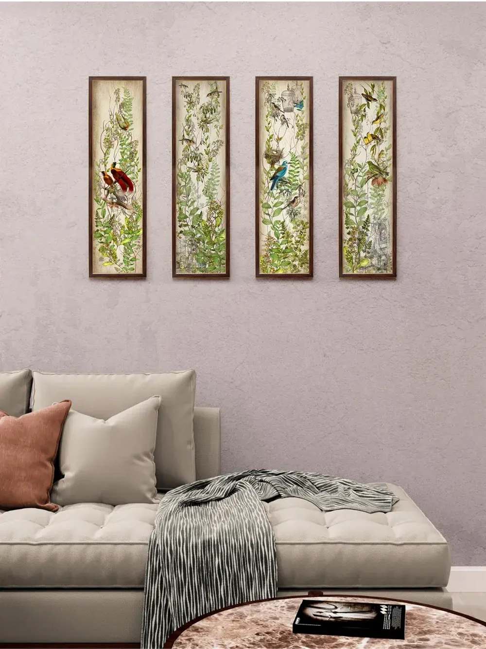 Картина на стену интерьерная большая 21*73 см