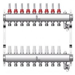 Коллектор Wester нерж. 1-3/4 в сборе с расходомерами на 9 выходов, W902.9