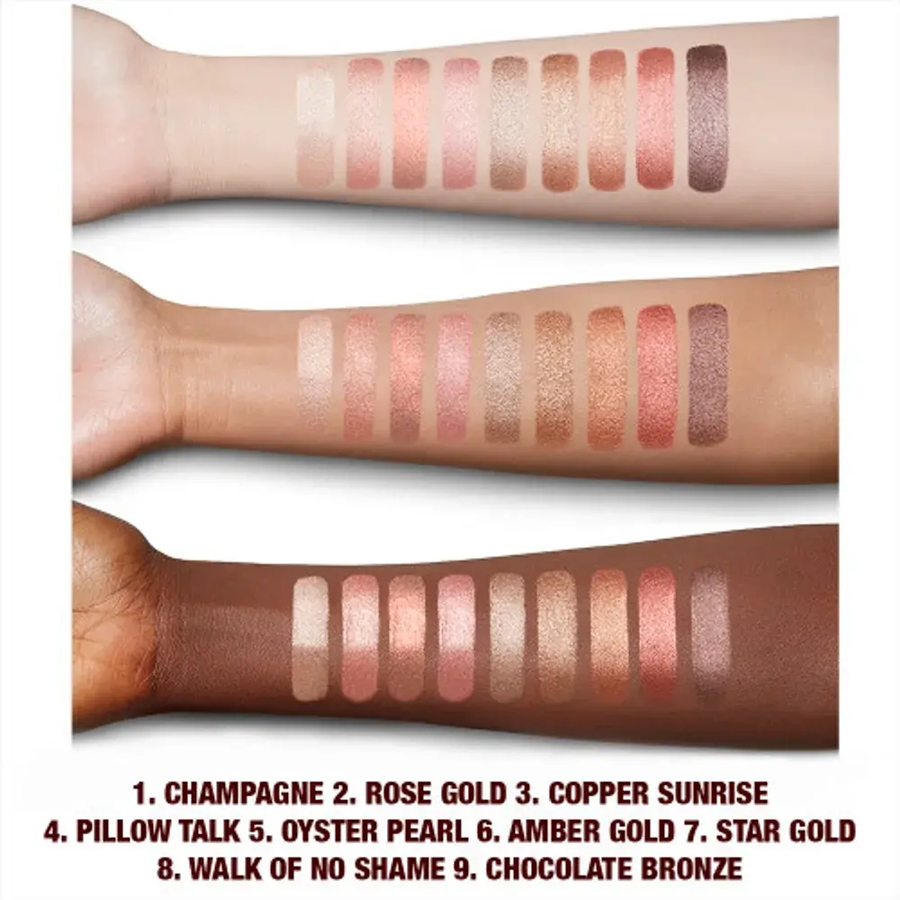 Charlotte Tilbury тени кремовые Star gold