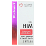 Bluebonnet Nutrition, Intimate Essentials, для него, повышение тестостерона и либидо, 60 вегетарианских капсул