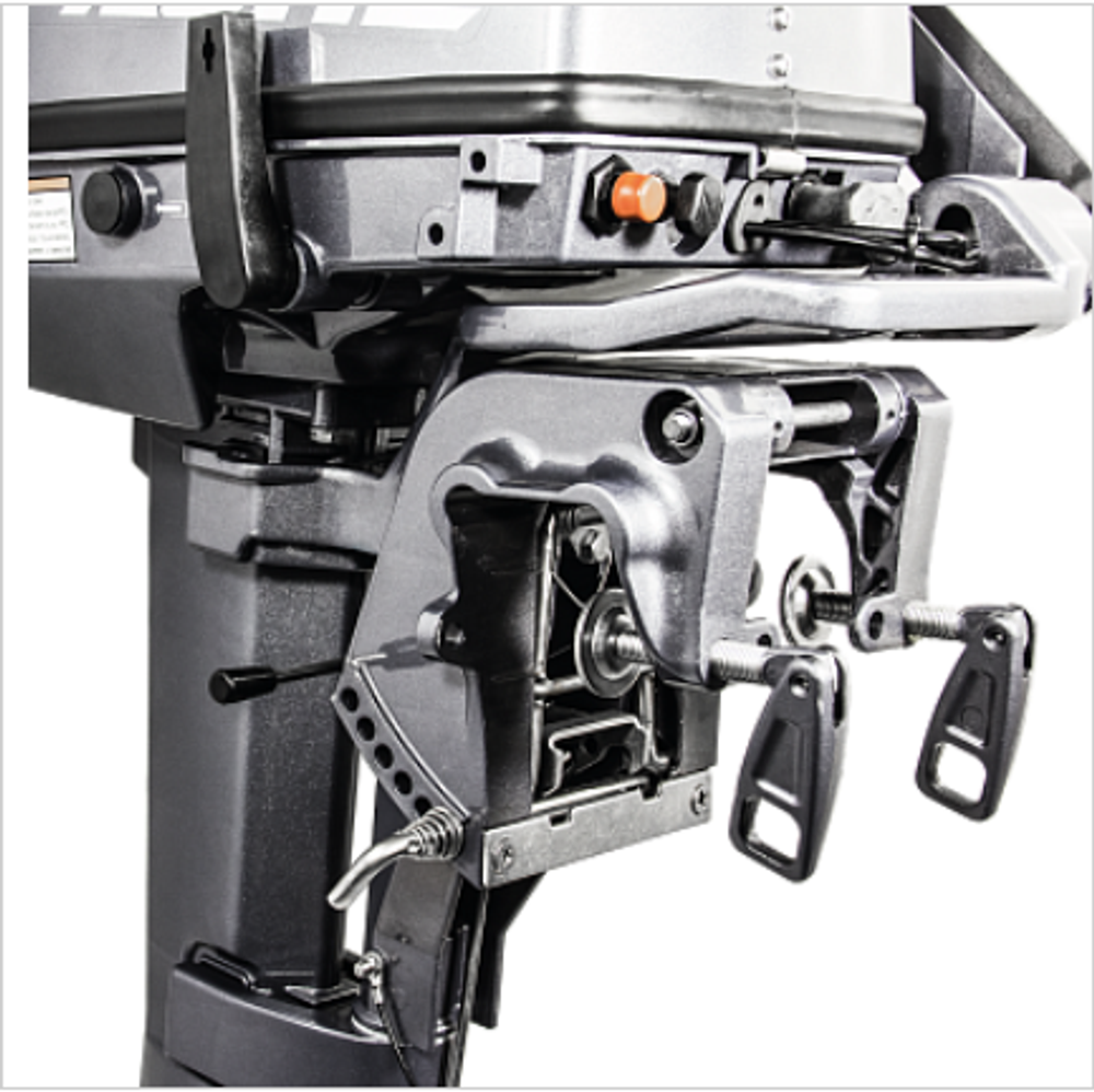 2х-тактный лодочный мотор Apache T 9.8 BS с баком 12 л