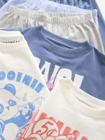 Пижама для девочки Next AC2-708, 3 шт., Белый, Синий, Серый