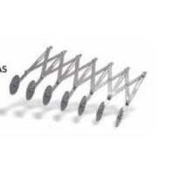 Нож роликовый для теста раздвижной, 7 лезвий, нерж. P.L. Proff Cuisine