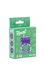 Эрекционное кольцо с вибрацией Rings Axle-pin purple 0114-81Lola