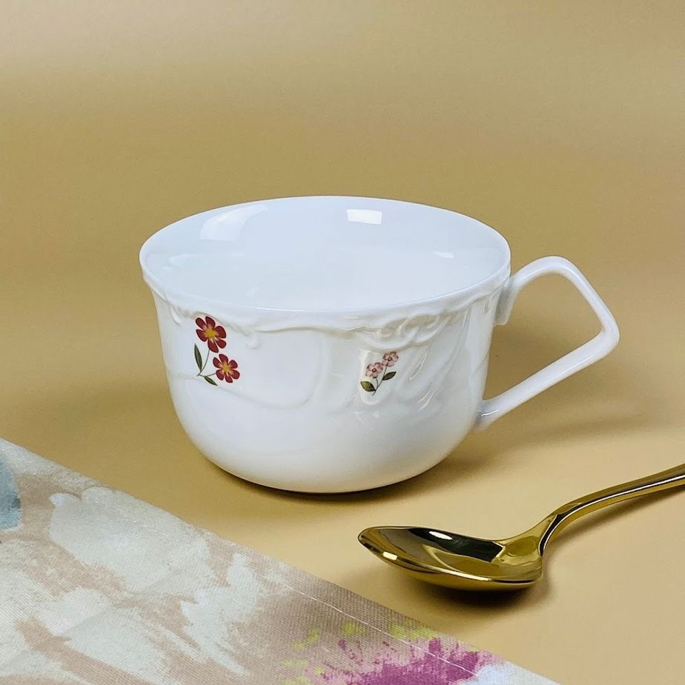 Lenardi 109-220 Бульонница 500мл КРОКУС в под.уп.(х18)Фарфор