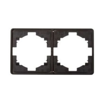 Рамка ROUND 2-постовая оникс KRANZ