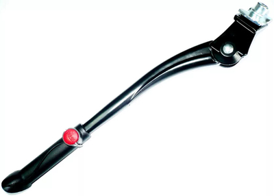 Подножка центральная регулируемая с кнопкой для 24" - 27,5", алюм, чёрная.VLX-KS03